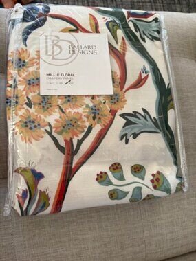 Ballard Designs Millie Floral Drapery Panel